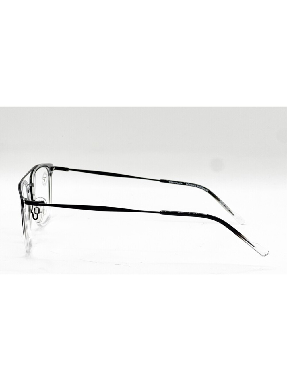 Titanflex 827057 10/Blk Black/Crystal Authentic Eyeglasses 52-23-145 - Picture 2 of 5